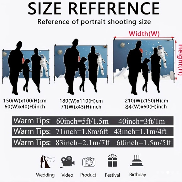 7x5ft Outer Space Photography Backdrop
Universe Planet Star Galaxy Astro… - Picture 2 of 5